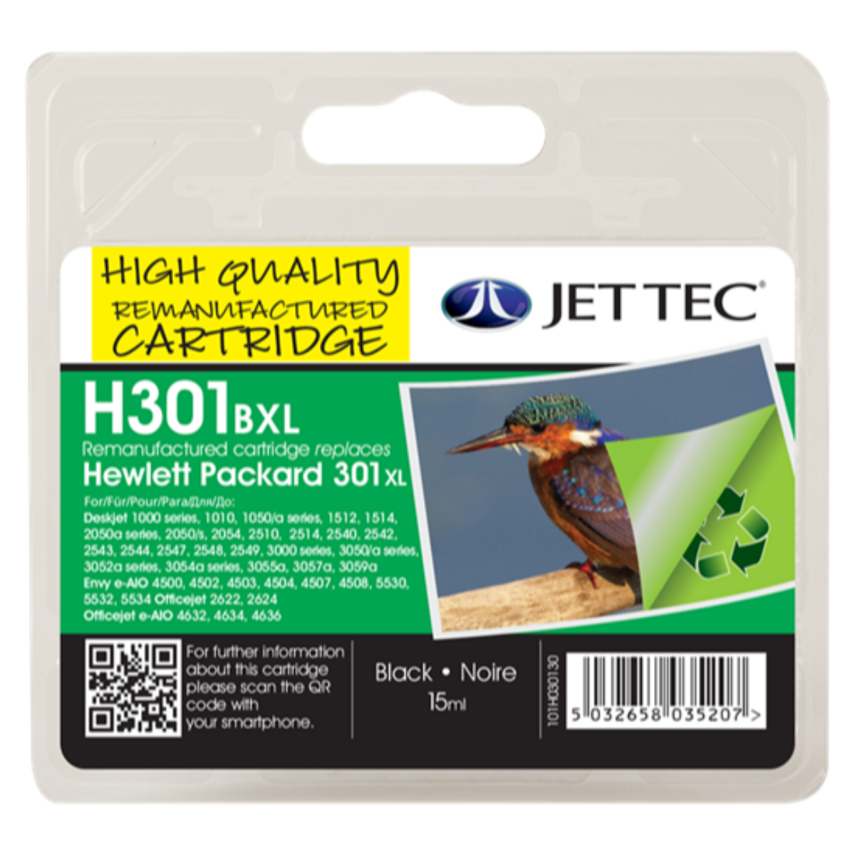 Remanufactured HP OfficeJet 4632 High Capacity Black Ink Cartridge