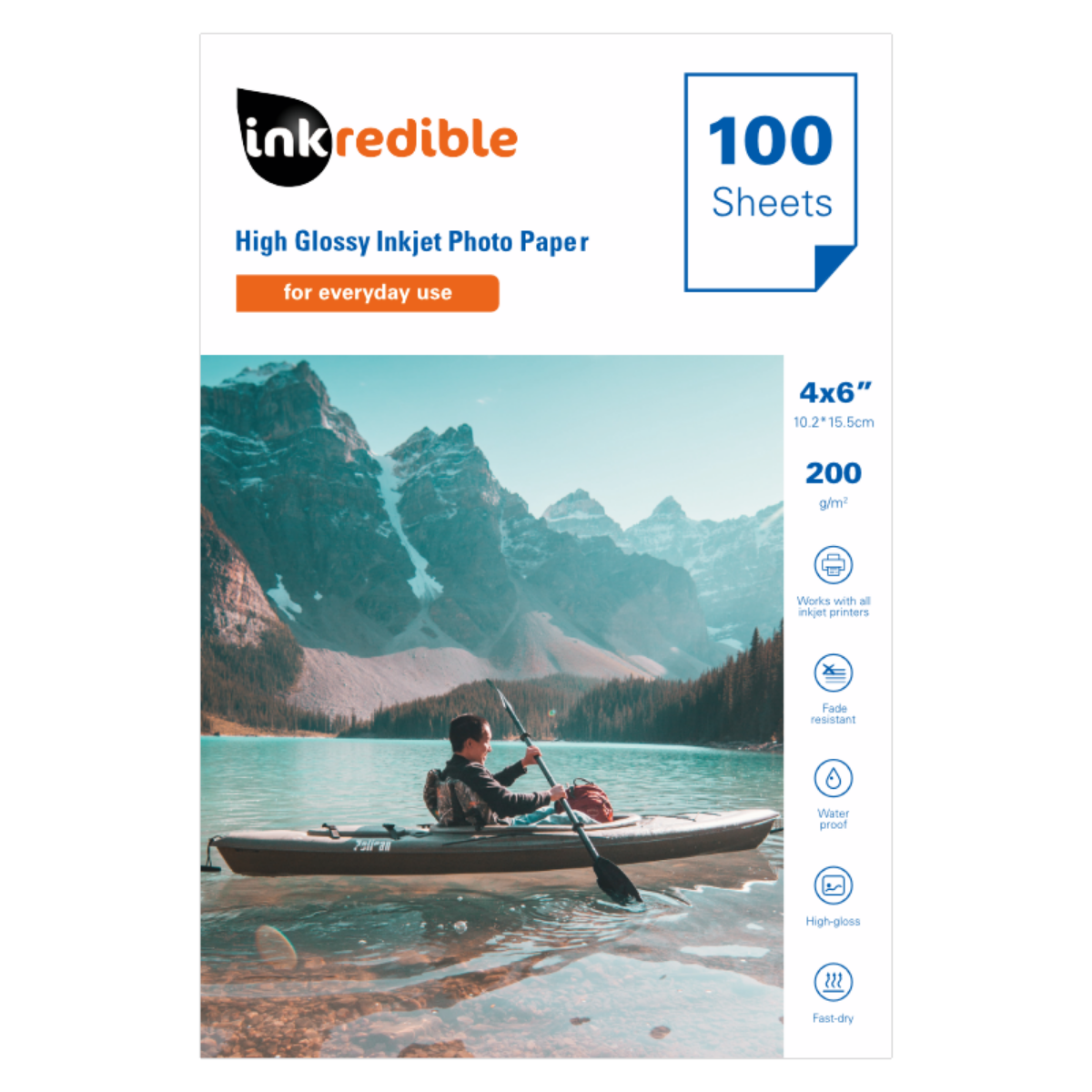 6 x 4 Glossy Photo Paper 200gsm (100 sheets)