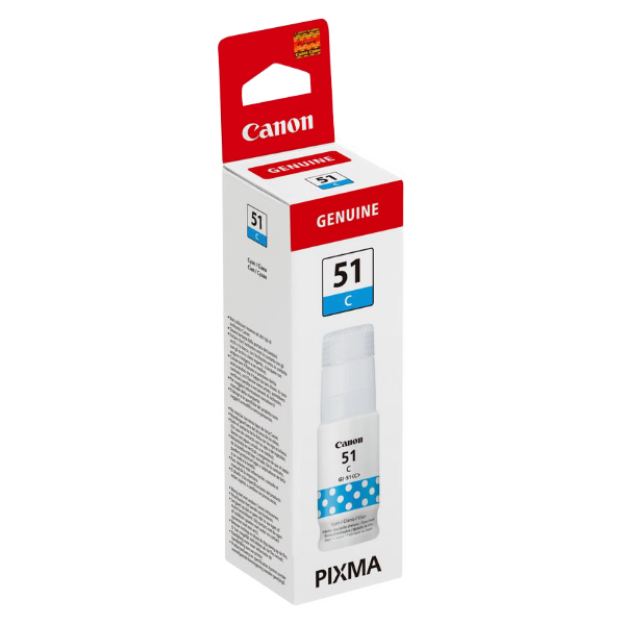 Picture of OEM Canon GI-51 Cyan Ink Bottle