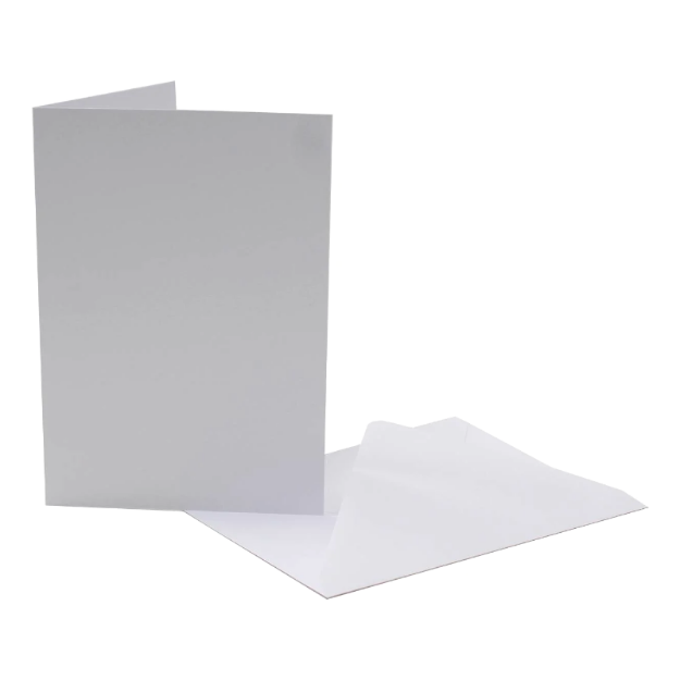 Picture of 7 x 5 White Card Kit (50 Cards/Envelopes)