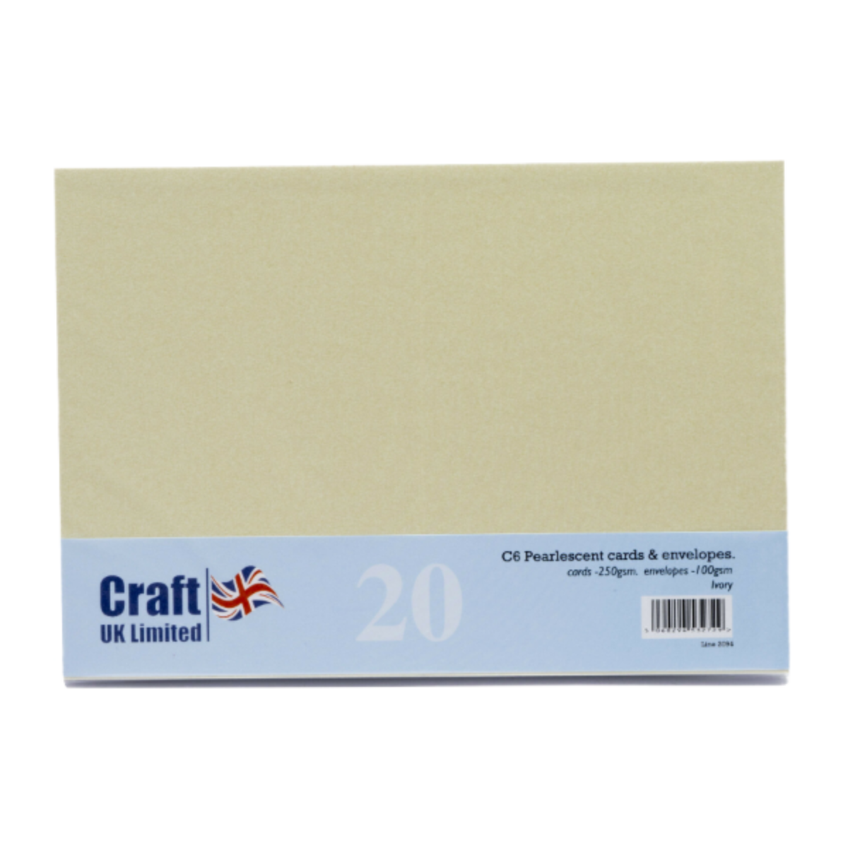 C6 Pearlescent Card Kit (20 Cards/Envelopes)