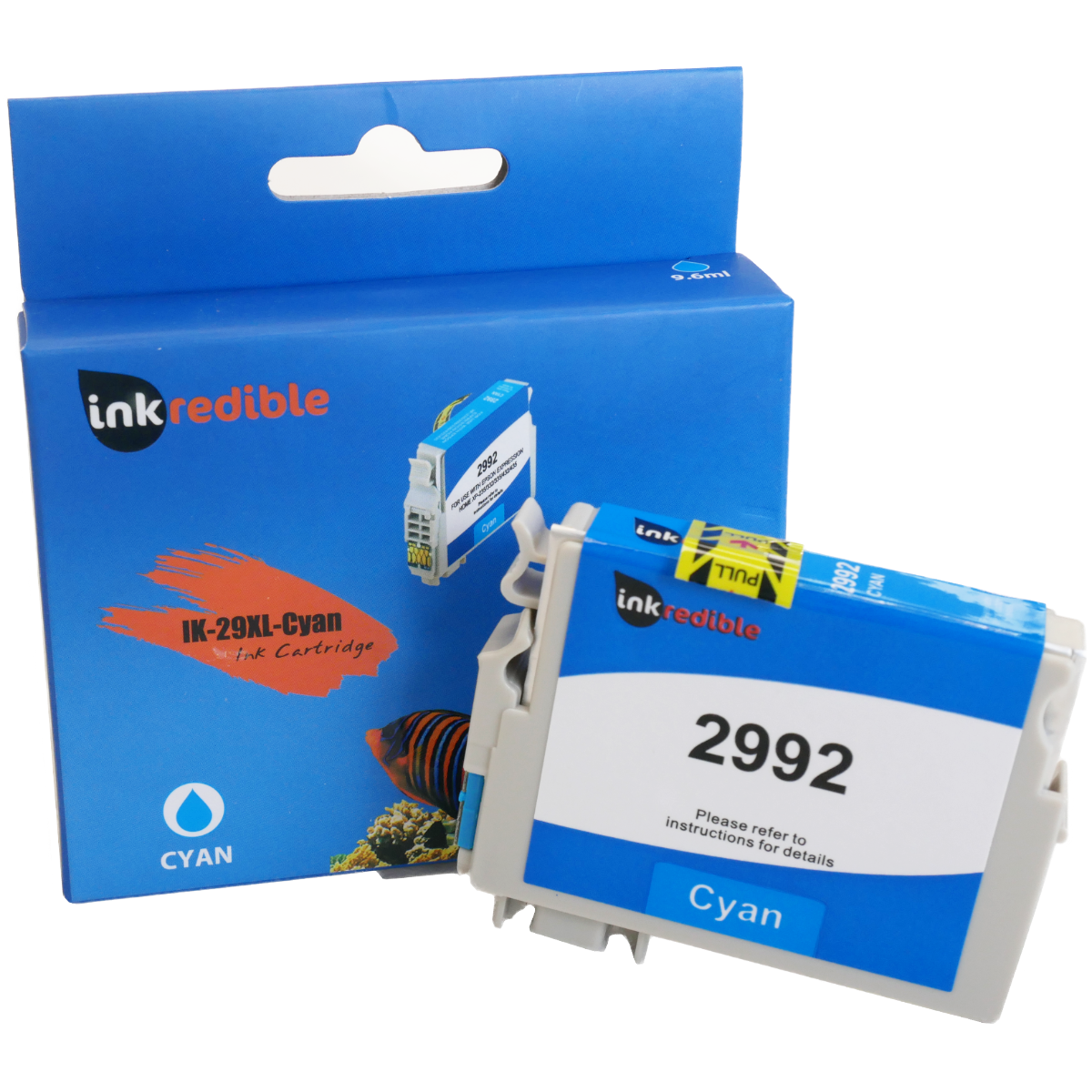 Compatible Epson Expression Home XP-442 Cyan Ink Cartridge