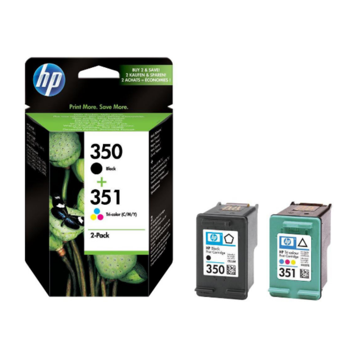 OEM HP Photosmart C5293 Combo Pack Ink Cartridges
