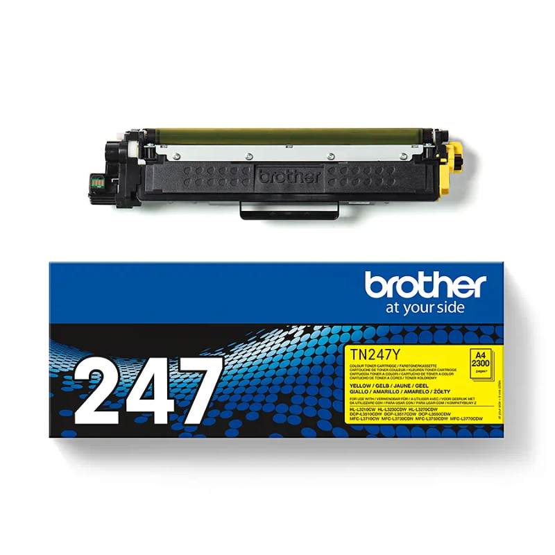 OEM Brother TN227Y Toner Cartridge, Yellow, 2300-page, High Yield, Use in  HL-L3210CW HL-L3230CDW HL-L3270CDW HL-L3290CDW MFC-L3710CW MFC-L3750CDW