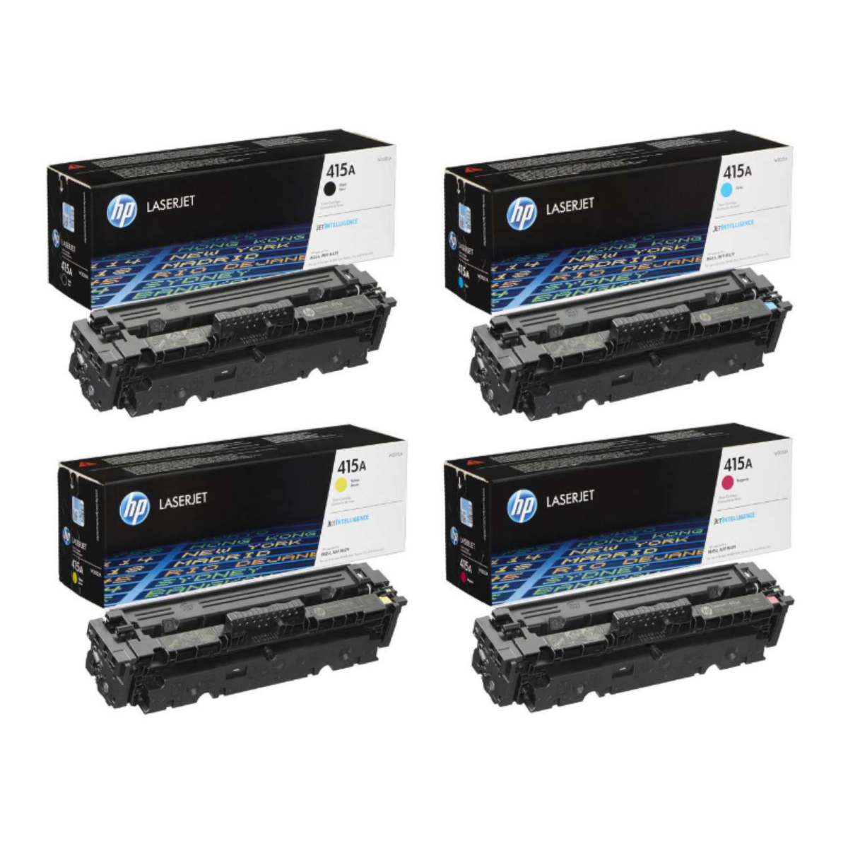 Genuine OEM HP LaserJet Pro MFP M479fdw Multipack Toner Cartridges