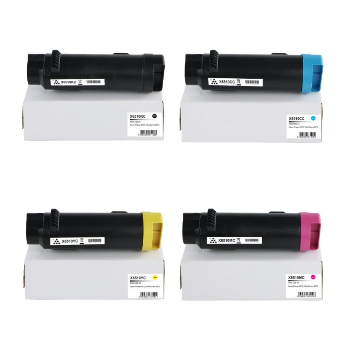 Compatible Xerox WorkCentre 6515 High Capacity Multipack Toner Cartridges