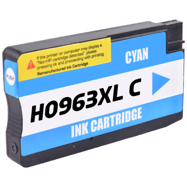 Picture of Compatible HP OfficeJet Pro 9010 Cyan XL Ink Cartridge