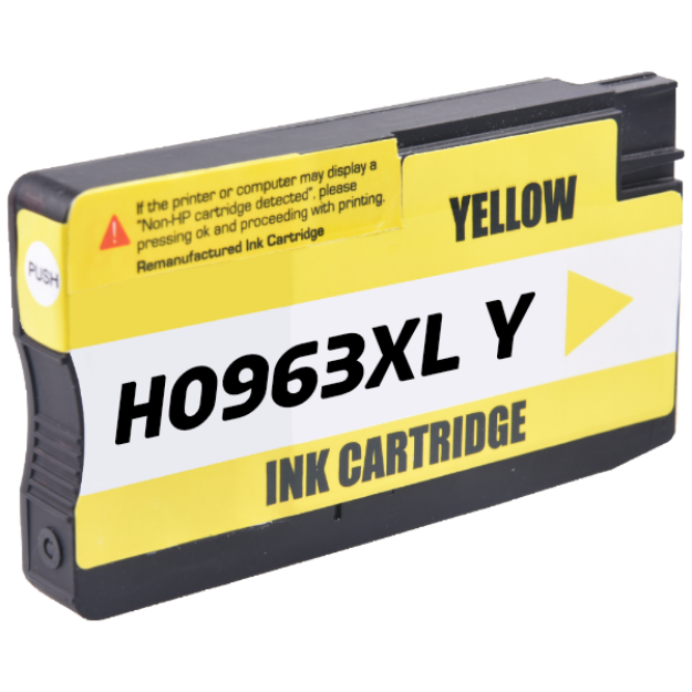 Picture of Compatible HP OfficeJet Pro 9012 Yellow XL Ink Cartridge