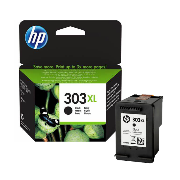 Picture of OEM HP 303XL High Capacity Black Ink Cartridge