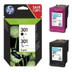 Picture of OEM HP 301 Combo Pack Ink Cartridges