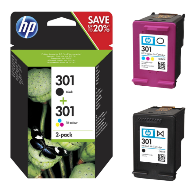 Picture of OEM HP DeskJet 1000 Combo Pack Ink Cartridges