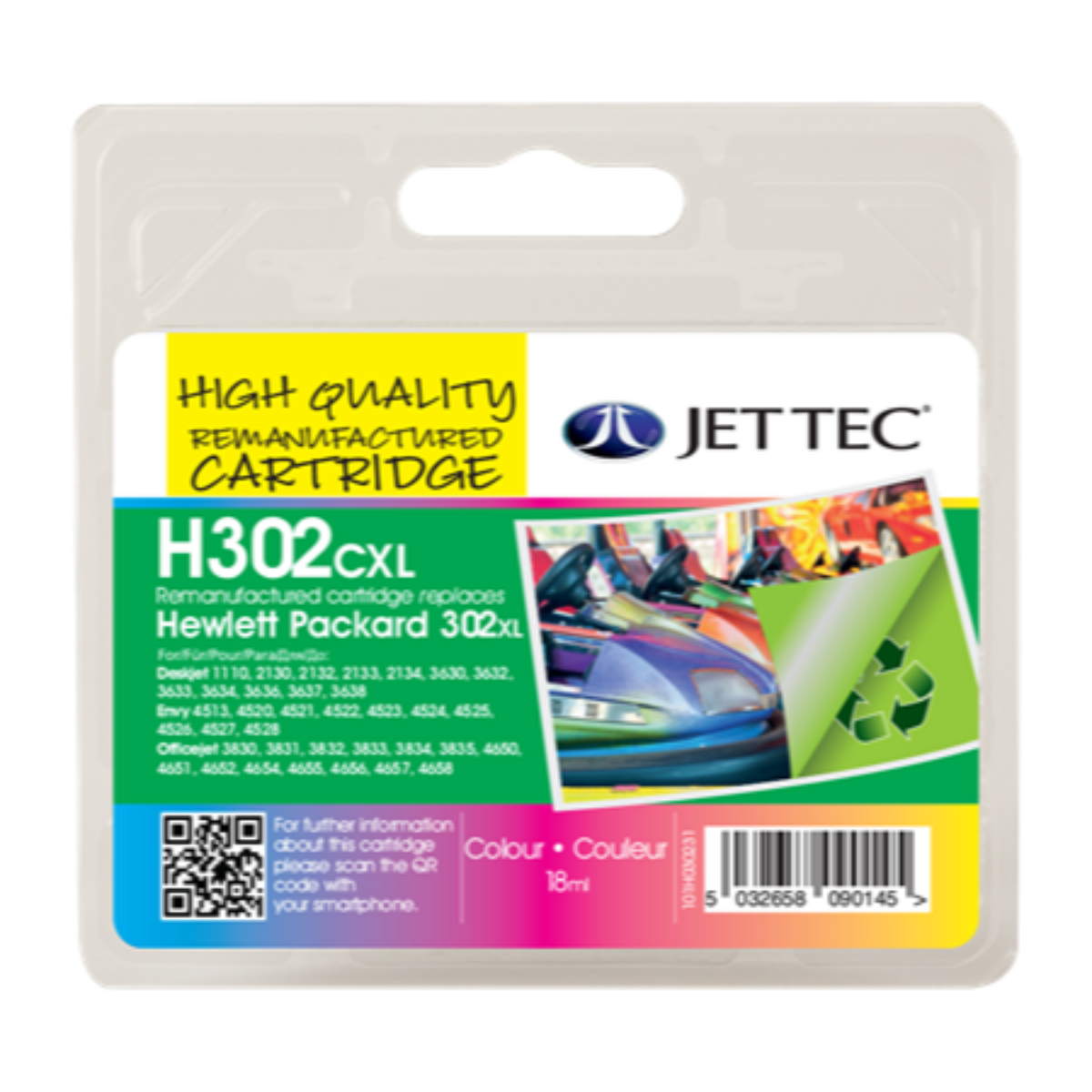 Remanufactured HP DeskJet 3630 High Capacity Colour Ink Cartridge