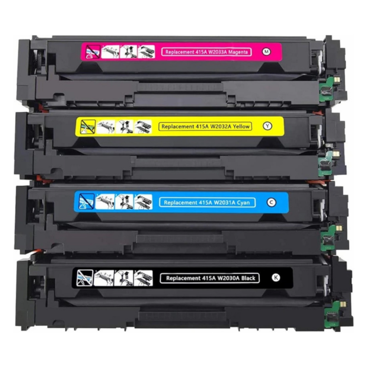 Compatible HP Colour LaserJet Pro MFP M479dw High Capacity Multipack Toner Cartridges