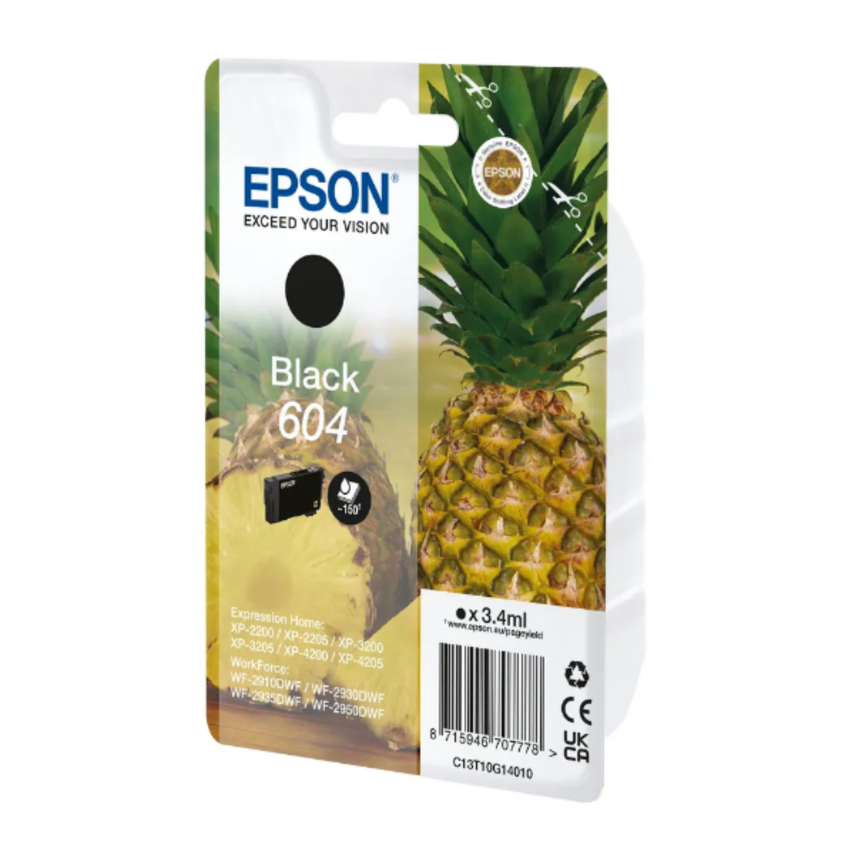 Genuine Epson WorkForce WF-2930DWF Black Ink Cartridge