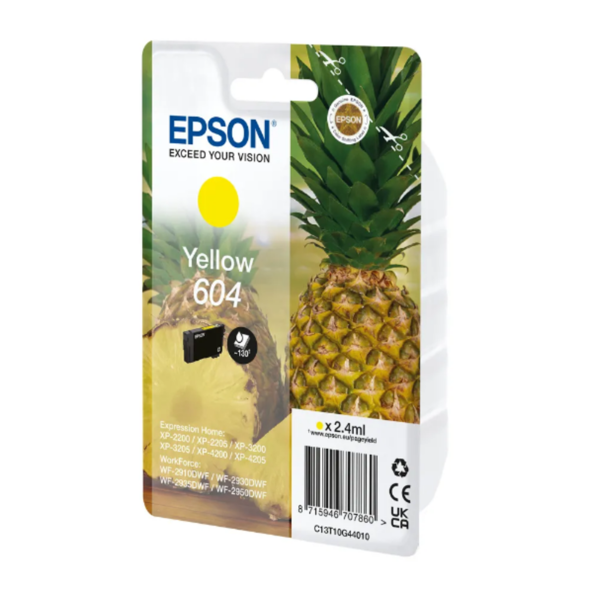 Genuine Epson Expression Home XP-2200 Yellow Ink Cartridge