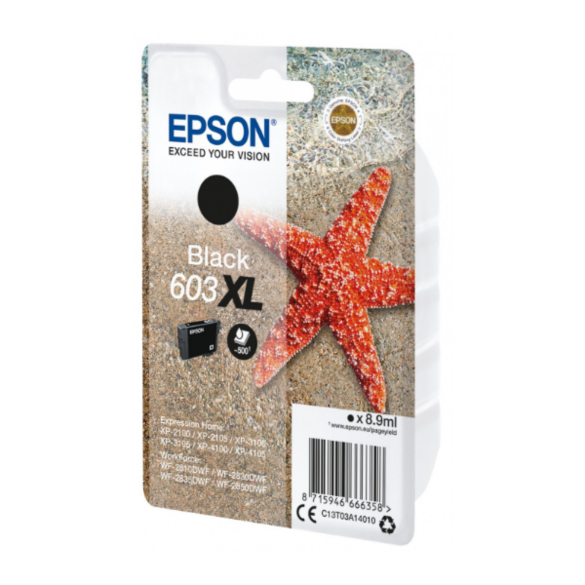 Genuine Epson WorkForce WF-2840DWF Black Ink Cartridge