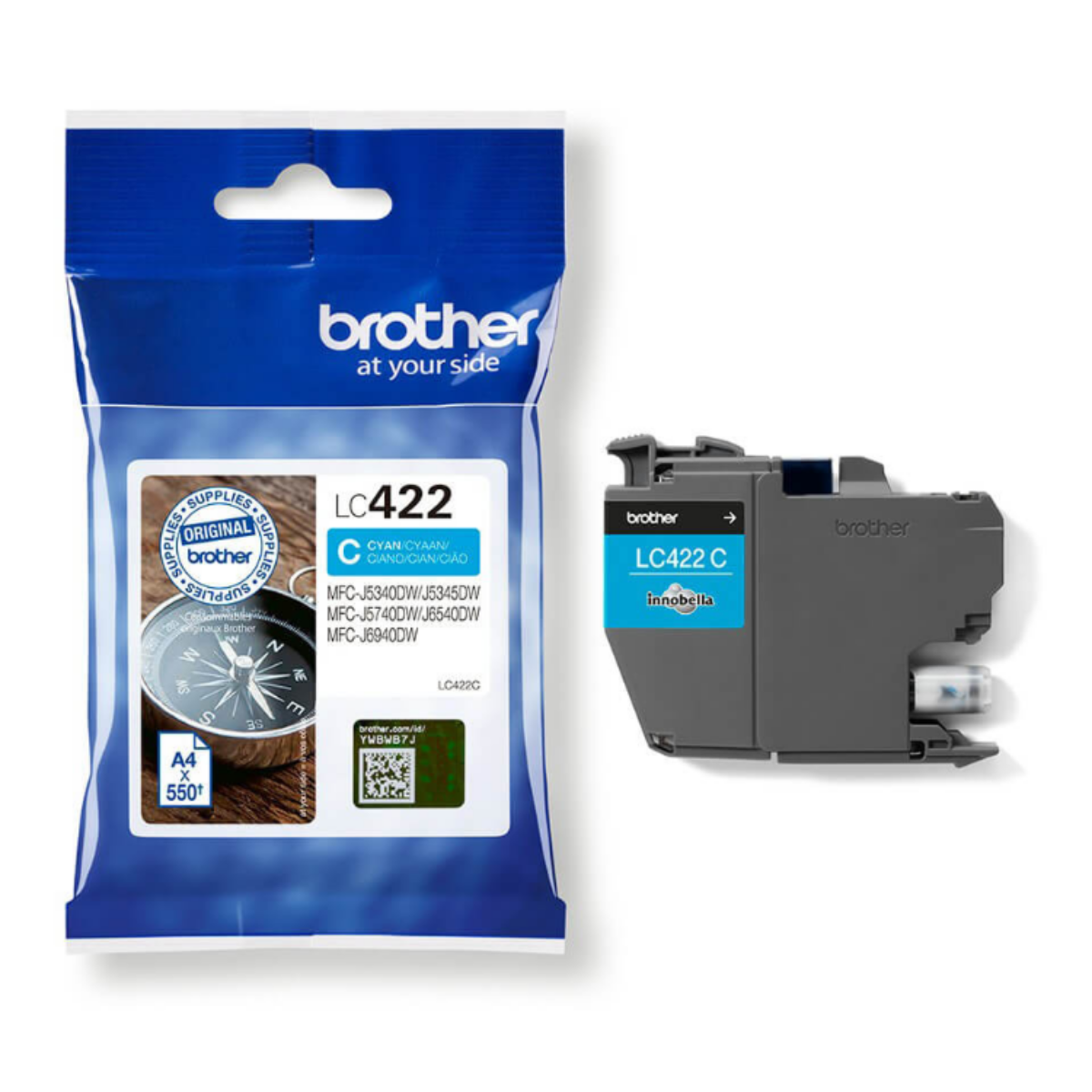Genuine Brother MFC-J6540DW Cyan Ink Cartridge