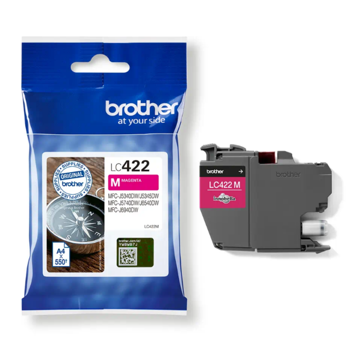 Genuine Brother MFC-J5345DW Magenta Ink Cartridge