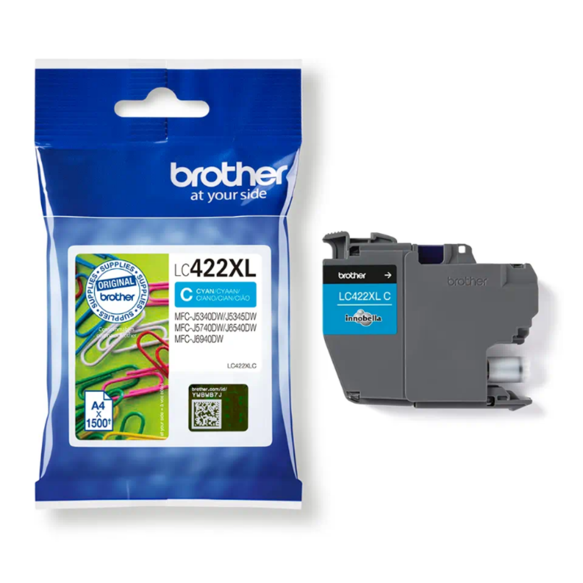 Genuine Brother MFC-J5345DW High Capacity Cyan Ink Cartridge