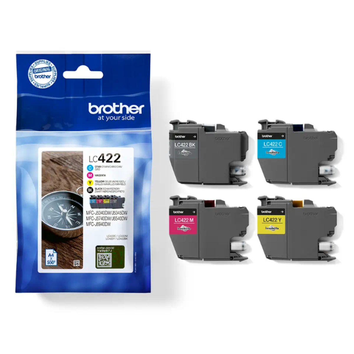 Genuine Brother MFC-J5345DW Multipack Ink Cartridges