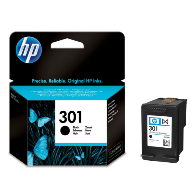 Picture of OEM HP 301 Black Ink Cartridge