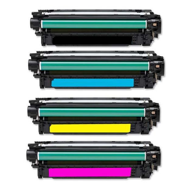 Picture of Compatible HP LaserJet Enterprise 500 Color MFP M575dn Multipack Toner Cartridges