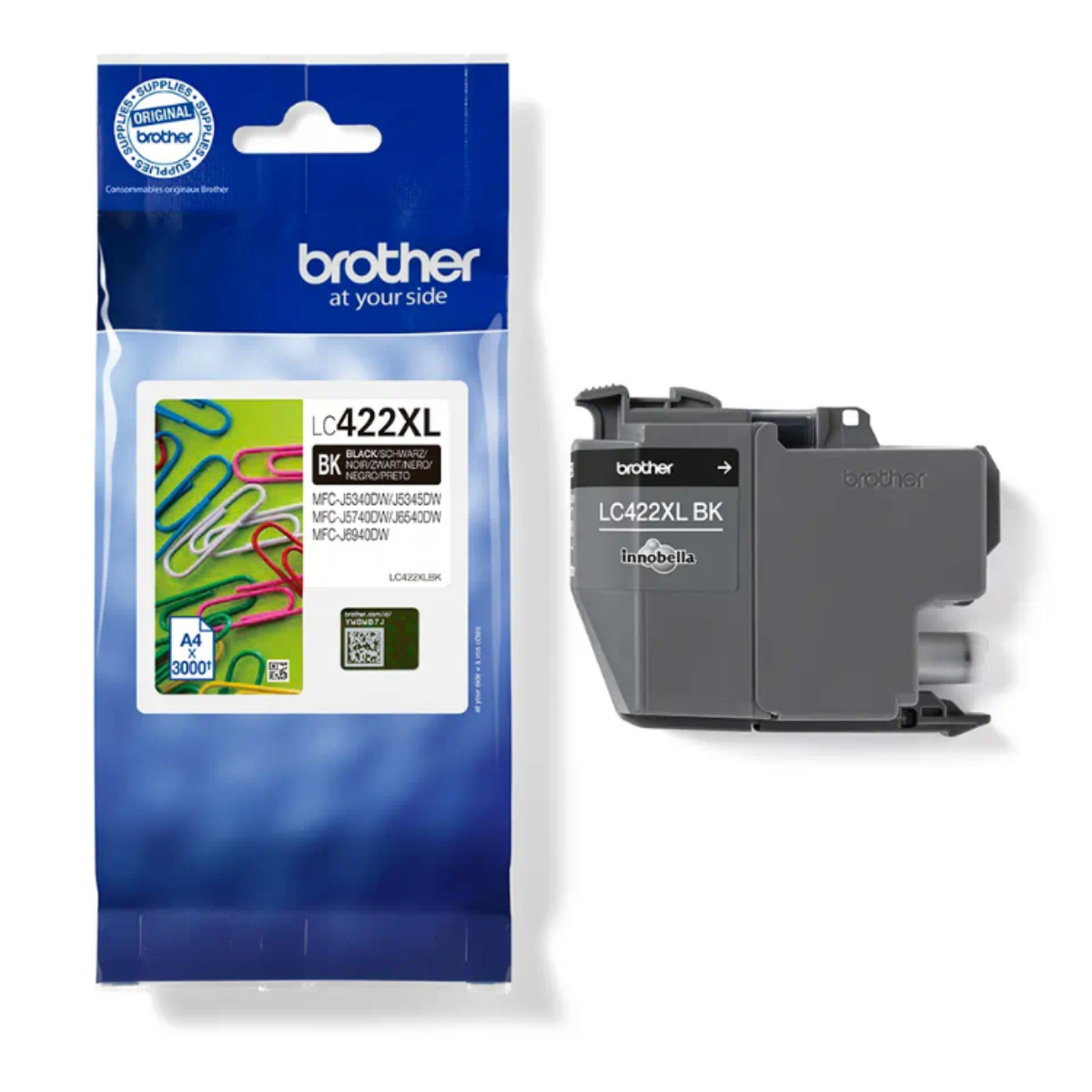 Genuine Brother LC422XL High Capacity Black Ink Cartridge
