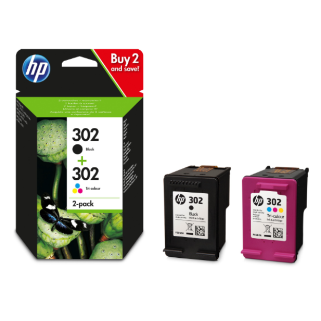 Picture of OEM HP OfficeJet 3834 Combo Pack Ink Cartridges
