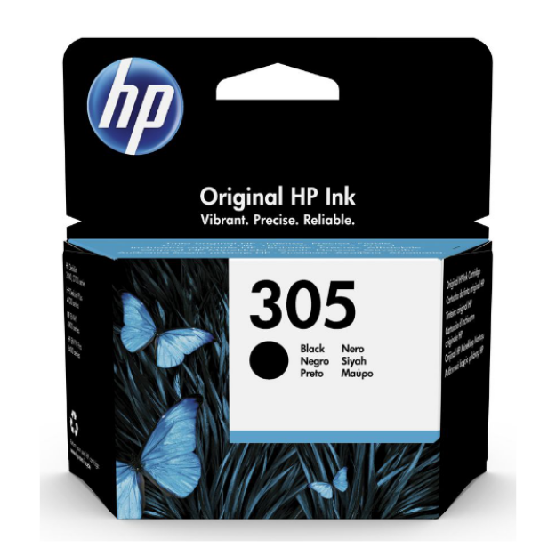 Picture of OEM HP 305 Black Ink Cartridge