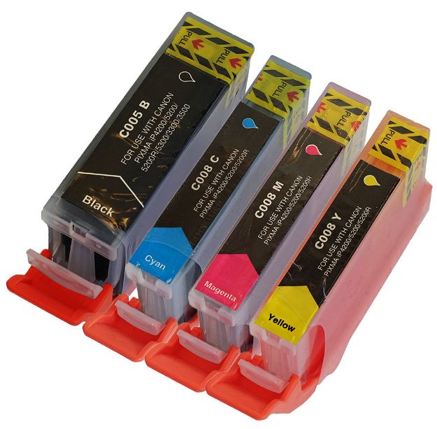 Picture of Compatible Canon PGI-5/CLI-8 Multipack (4 Pack) Ink Cartridges