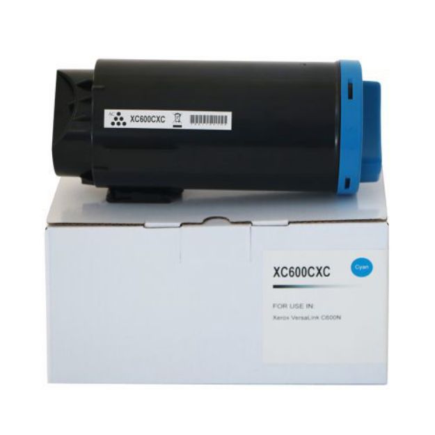 Picture of Compatible Xerox VersaLink C600NW High Capacity Cyan Toner Cartridge