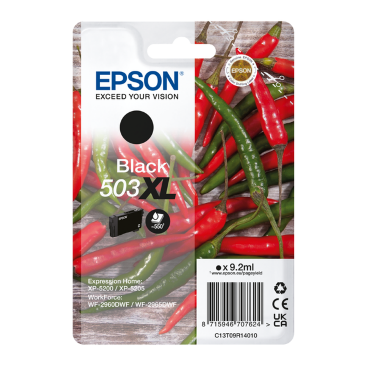 Genuine Epson XP-5205 High Capacity Black Ink Cartridge
