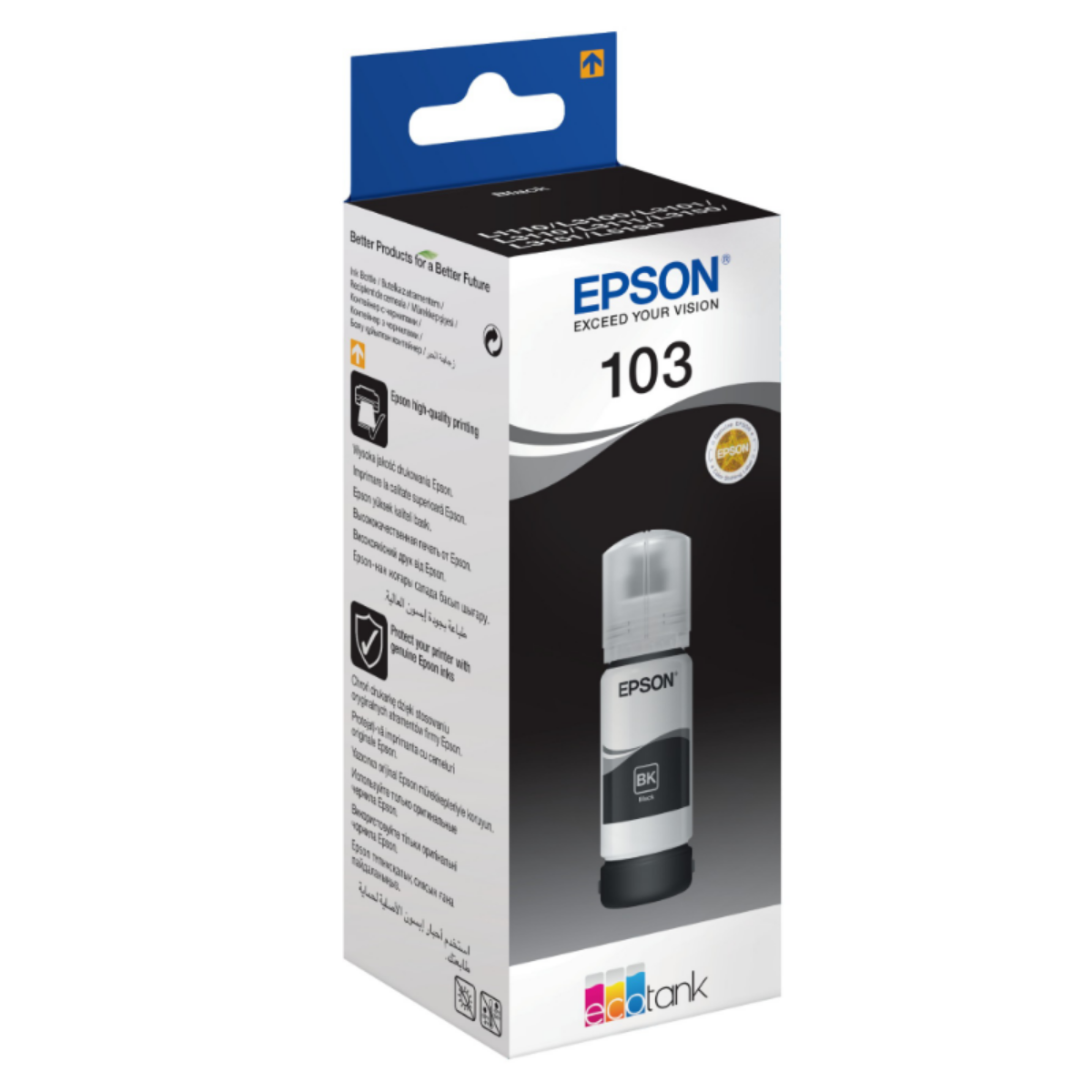 Genuine Epson Ecotank L3100 Black Ink Bottle