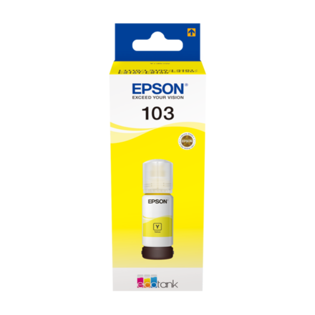 Picture of  Genuine Epson Ecotank L3100 Yellow Ink Bottle