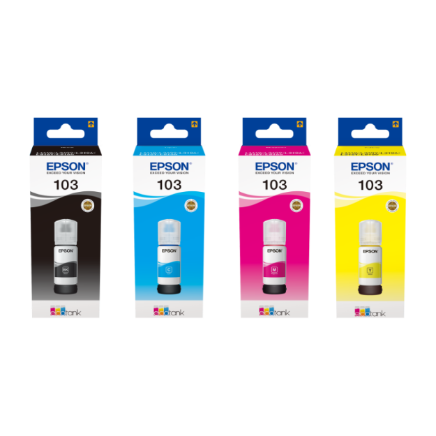 Picture of  Genuine Epson Ecotank L3110 Multipack Ink Bottles