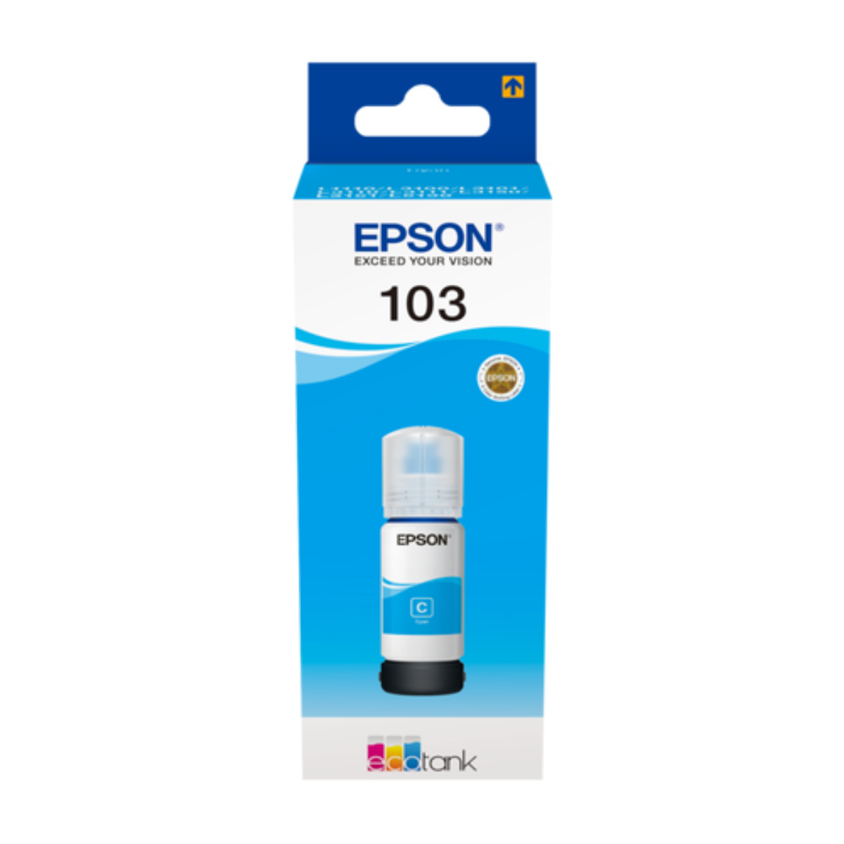 Genuine Epson Ecotank L3151 Cyan Ink Bottle
