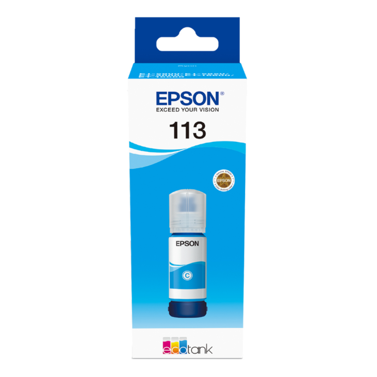 Genuine Epson EcoTank ET-5880 Cyan Ink Bottle
