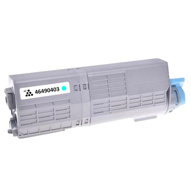 Picture of Compatible Oki 46490403 Cyan Toner Cartridge