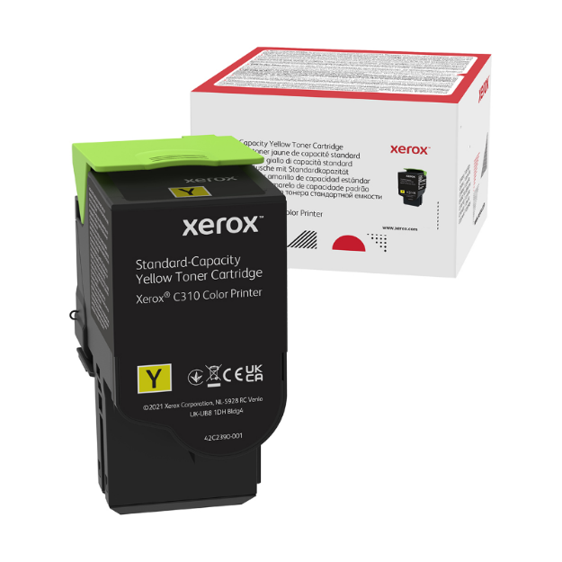 Picture of Genuine OEM Xerox C315 Yellow Toner Cartridge