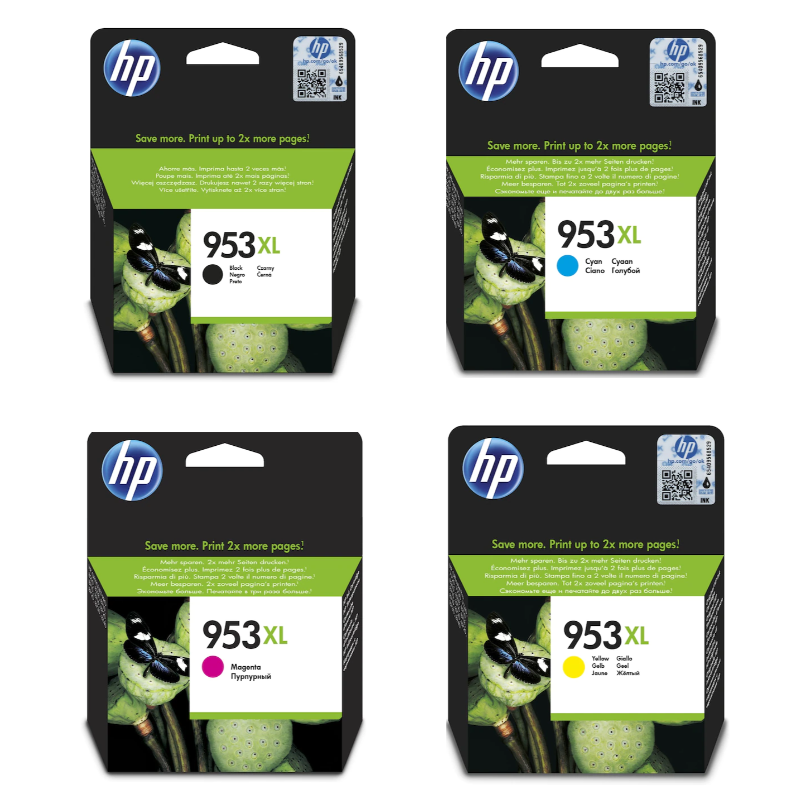 Buy OEM HP 953XL High Capacity Multipack Ink Cartridges