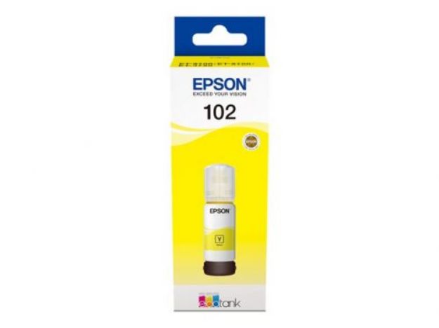 Picture of Epson 102 Yellow Ink Cartridge 70ml - C13T03R440