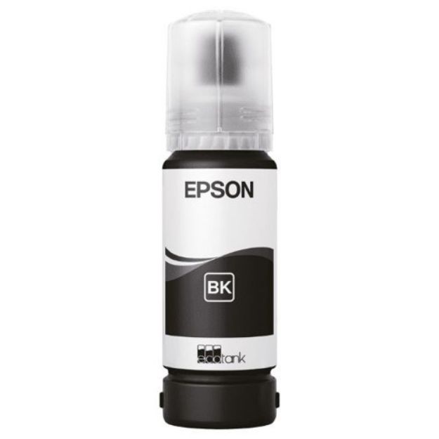 Picture of Epson Black Ink Cartridge EcoTank 70ml for ET-18100 - C13T09B140