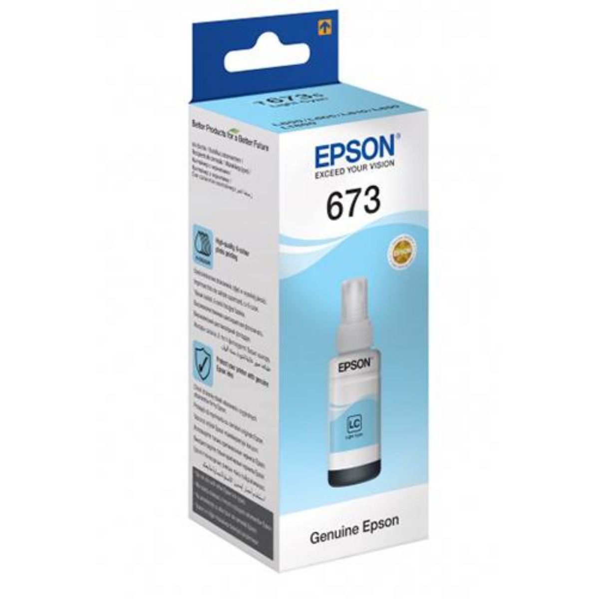 Epson T6735 Light Cyan Standard Capacity Ink Cartridge 70ml - C13T67354A