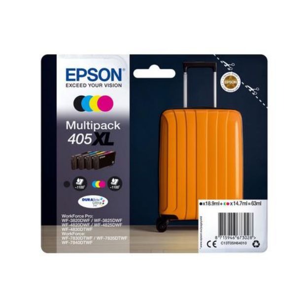 Picture of Epson 405XL Multipack Ink Cartridges - C13T05H64010