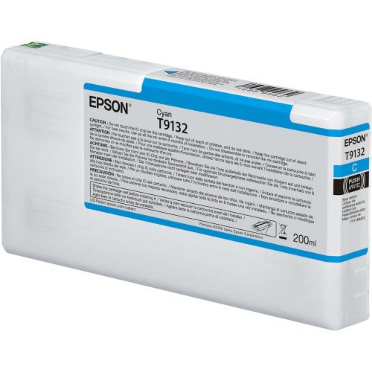 Epson T9132 Cyan Ink Cartridge 200ml - C13T913200