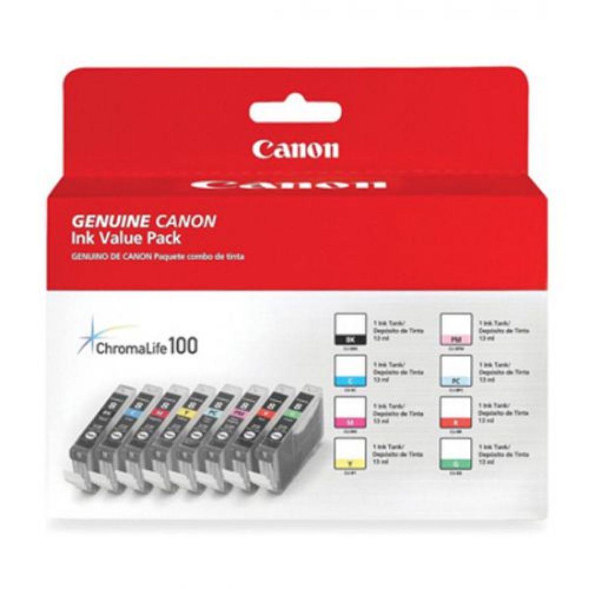 Canon CLI-42 Ink Cartridge Multipack 8x 13ml (8 Pack) - 6384B010