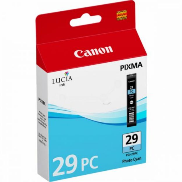 Picture of Canon PGI-29 Photo Cyan Standard Capacity Ink Cartridge 36ml - 4876B001