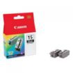 Picture of Canon BCI-15 Black Twinpack Standard Capacity Ink Cartridges 2x 5ml - 8190A002