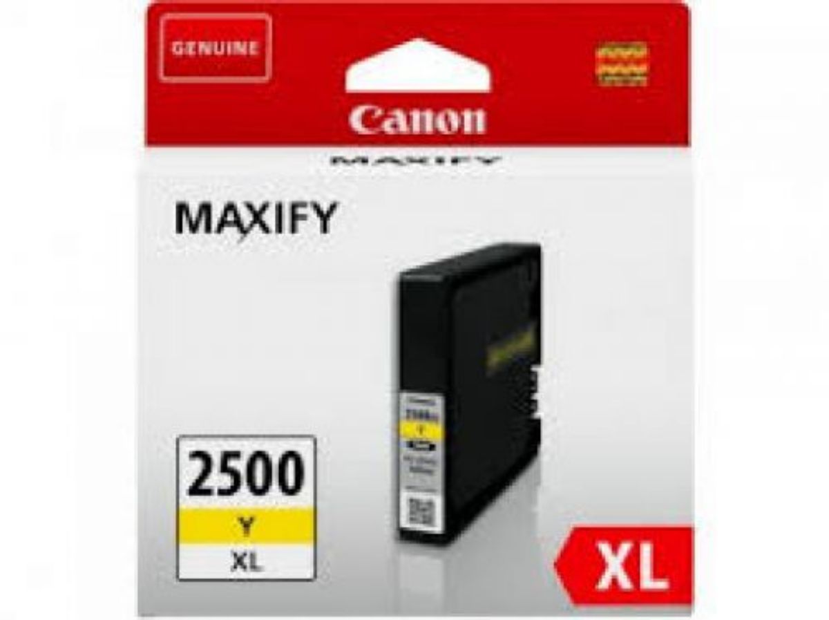 Canon PGI-2500XL Yellow High Yield Ink Cartridge 19ml - 9267B001