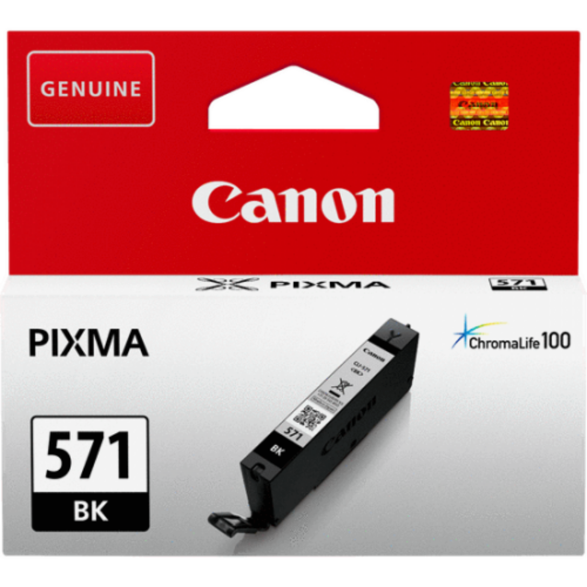 Canon CLI-571 Black Standard Capacity Ink Cartridge 7ml - 0385C001